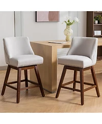 Rainsken Swivel Bar Stools Set of 2