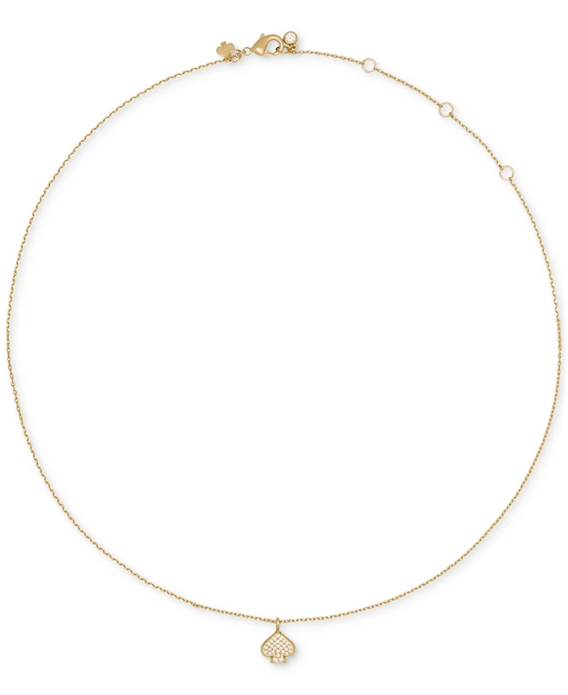 kate spade new york Cubic Zirconia Pave Mini Pendant Necklace