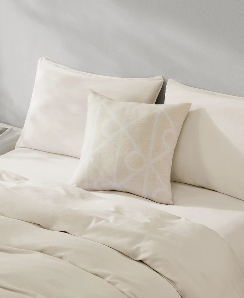 Calvin Klein Emblem Graphic Decorative Pillow, 20" x 20"