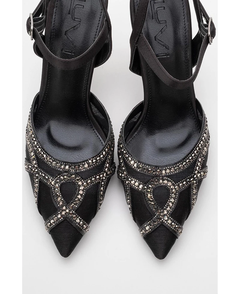 Prologue Shoes Women's Volby Embellished Pointed Toe Pump