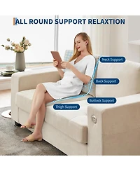 gaomon 70" Oversized Cloud Couch, Mid-Century Chenille Sofa with Usb and Side Pockets, Deep Seat