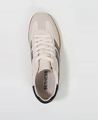 Berness Women's Lilliann Mixed Panel Lace-Up Sneakers