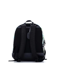 Pre-Owned Gucci Medium Zip Pocket Backpack Blooms Print Gg Coated Canvas