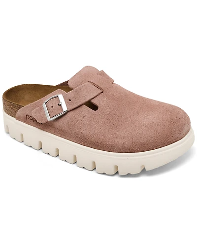 Birkenstock Women's Boston Chunky Suede Leather Platform Clog from Finish Line