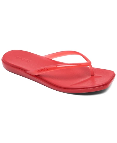 Crocs Women's Miami Frosted Flip-Flop Sandals from Finish Line