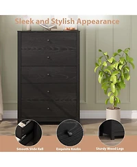 gaomon 5 Drawer Dresser for Bedroom – Modern Simply Chest of Drawers, Wood Storage with Deep Drawers Living Room, Hallway, Entryway
