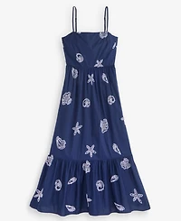 On 34th Women's Cotton Back-Cutout Tiered Midi Dress, Macy's Exclusive