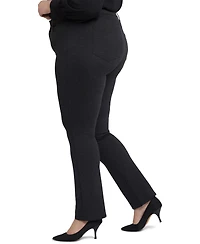 Nydj Plus Marilyn Mid-rise Straight Pants