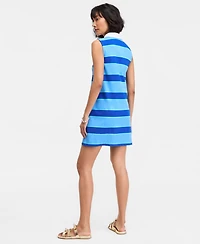On 34th Women's Molly Stripe Sleeveless Polo Dress, Macy's Exclusive