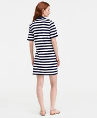 On 34th Women's Terry Relaxed Polo Dress, Macy's Exclusive