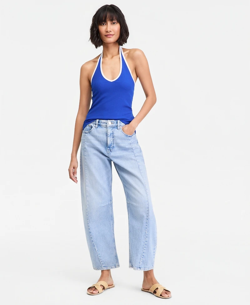 On 34th Women's V-Neck Halter Top, Exclusively at Macy's