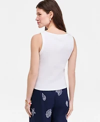 On 34th Women's Hamptons Hi-neck Tank Top, Macy's Exclusive