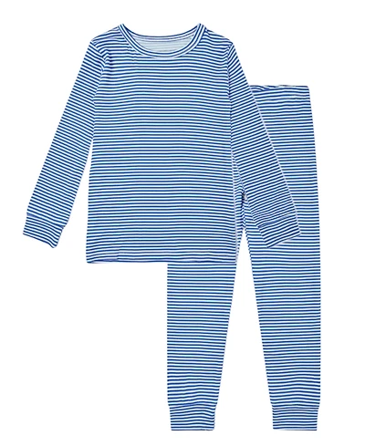 Motette Baby Boys Cobalt Stripe Pajama Set