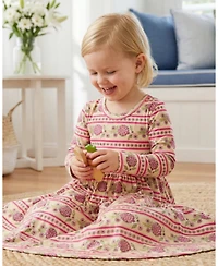 Motette Toddler Girls Pomegranate Soiree Bamboo Twirl Dress