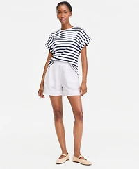 On 34th Women's Primavera Stripe Roll-Cuff Top, Macy's Exclusive
