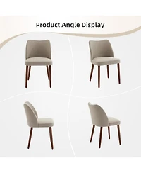gaomon Linen Dining Chairs Set of 6