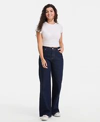 Celebrity Pink Juniors' Mandy Elastic-Waist Jeans