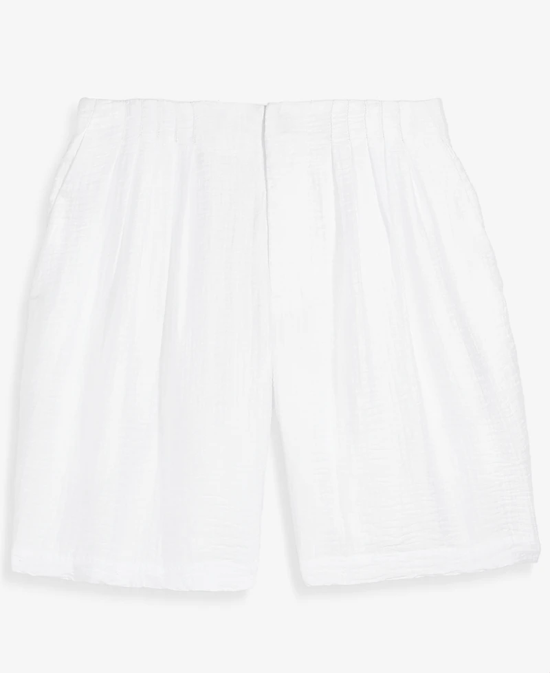 On 34th Women's Pleated Gauze Shorts, Macy's Exclusive