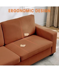 gaomon Modern Oversized Corduroy Sofa