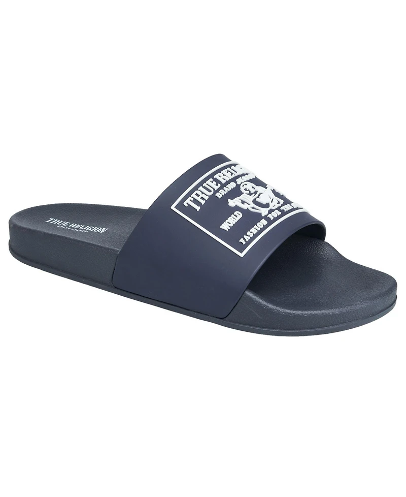 True Religion Men's Kendrick Logo Slide