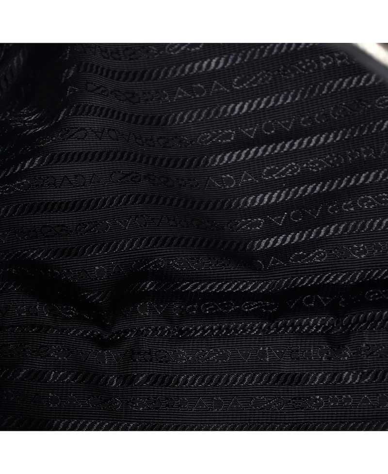 Pre-Owned Prada Medium Signaux Shoulder Bag Jacquard Knit