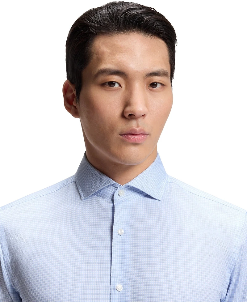 Boss By Hugo Men's Easy-Iron Cotton Twill Slim-Fit Dress Shirt