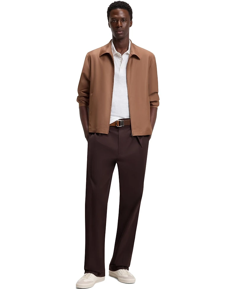 Beckham x Boss Men's Linen Polo Shirt