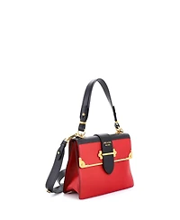 Pre-Owned Prada Medium Cahier Convertible Shoulder Bag City Calf and Saffiano