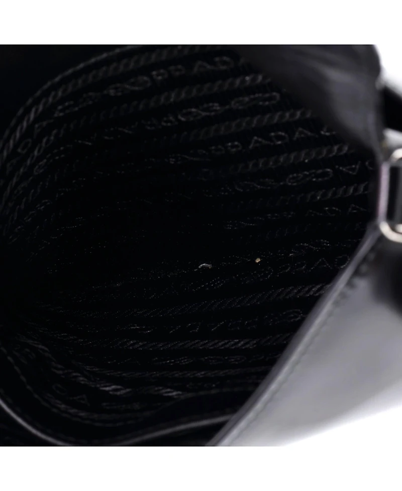 Pre-Owned Prada Cleo Flap Shoulder Bag Spazzolato Leather