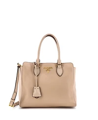 Pre-Owned Prada Small Convertible Open Tote Saffiano Leather