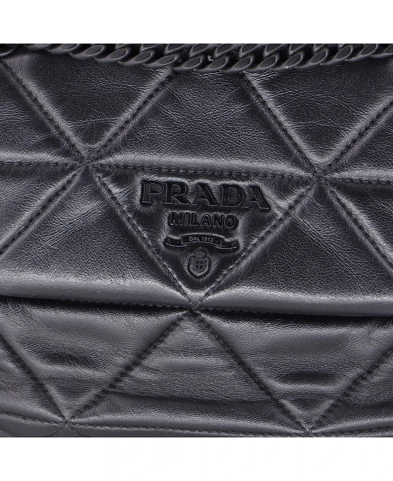 Pre-Owned Prada Spectrum Flap Bag Quilted Nappa Leather