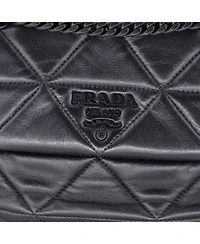 Pre-Owned Prada Spectrum Flap Bag Quilted Nappa Leather