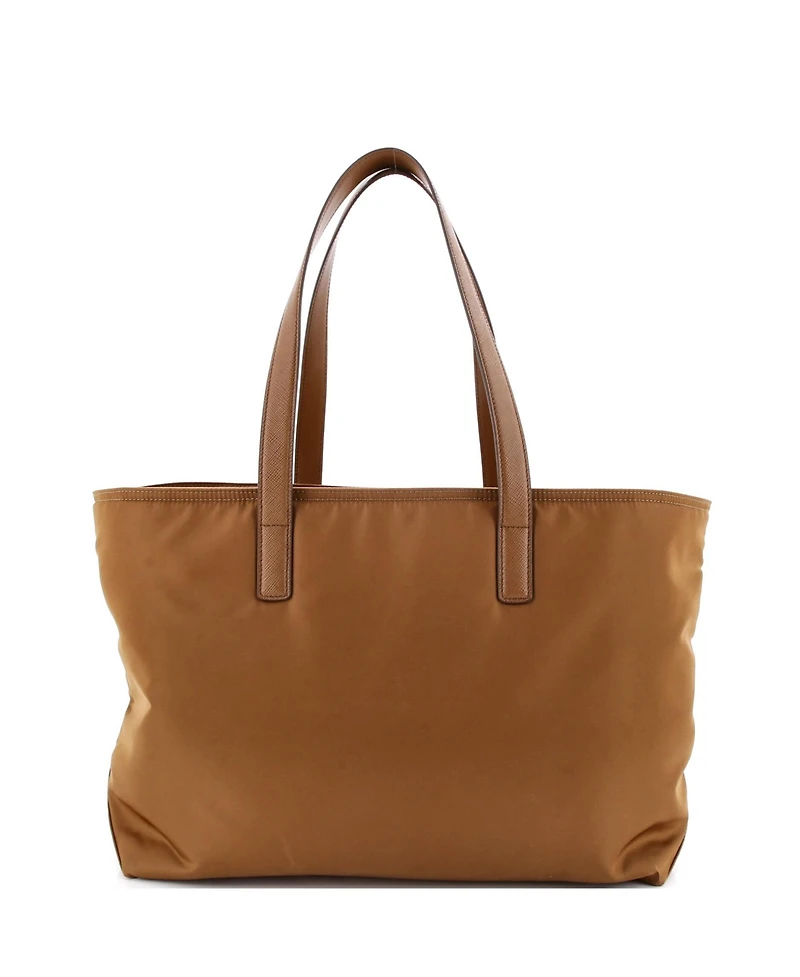 Pre-Owned Prada Medium Re-Edition 1978 Pocket Tote Re-Nylon with Saffiano Leather