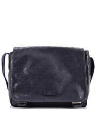 Pre-Owned Gucci Diaper Flap Bag Gg Imprime