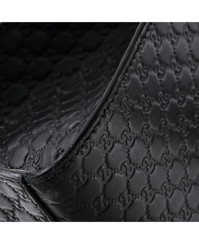 Pre-Owned Gucci Medium Emily Chain Flap Bag Microguccissima Leather