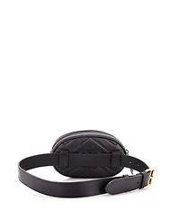 Pre-Owned Gucci Gg Marmont Belt Bag Matelasse Leather