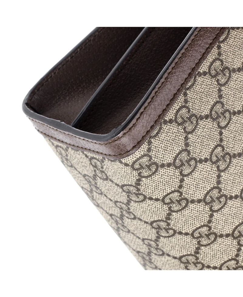 Pre-Owned Gucci Medium Ophidia Chain Shoulder Bag Gg Coated Canvas