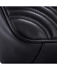 Pre-Owned Gucci Mini Gg Marmont Flap Bag Matelasse Leather