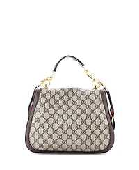 Pre-Owned Gucci Medium Blondie Nm Top Handle Bag Gg Coated Canvas