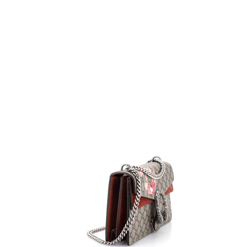 Pre-Owned Gucci Dionysus Bag Blooms Print Gg Coated Canvas