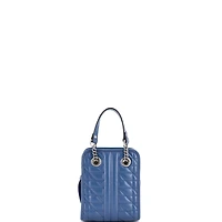 Pre-Owned Gucci Mini Gg Marmont Handle Crossbody Bag Matelasse Leather