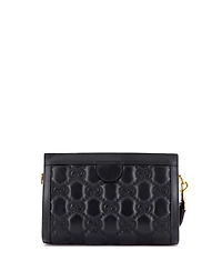 Pre-Owned Gucci Small Gg Shoulder Bag Gg Matelasse Leather