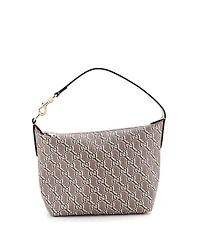 Pre-Owned Gucci Super Mini Ophidia Zip Shoulder Bag Gg Shadow Coated Canvas