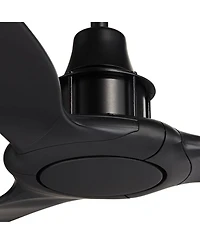 Casa Vieja 58" Modern Contemporary 3 Blade Indoor/Outdoor Damp Rated Ceiling Fan with Remote