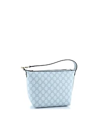 Pre-Owned Gucci Super Mini Ophidia Zip Shoulder Bag Gg Coated Canvas