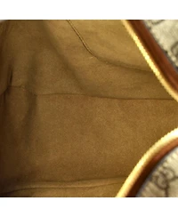 Pre-Owned Gucci Large Chain Hobo Gg Coated Canvas