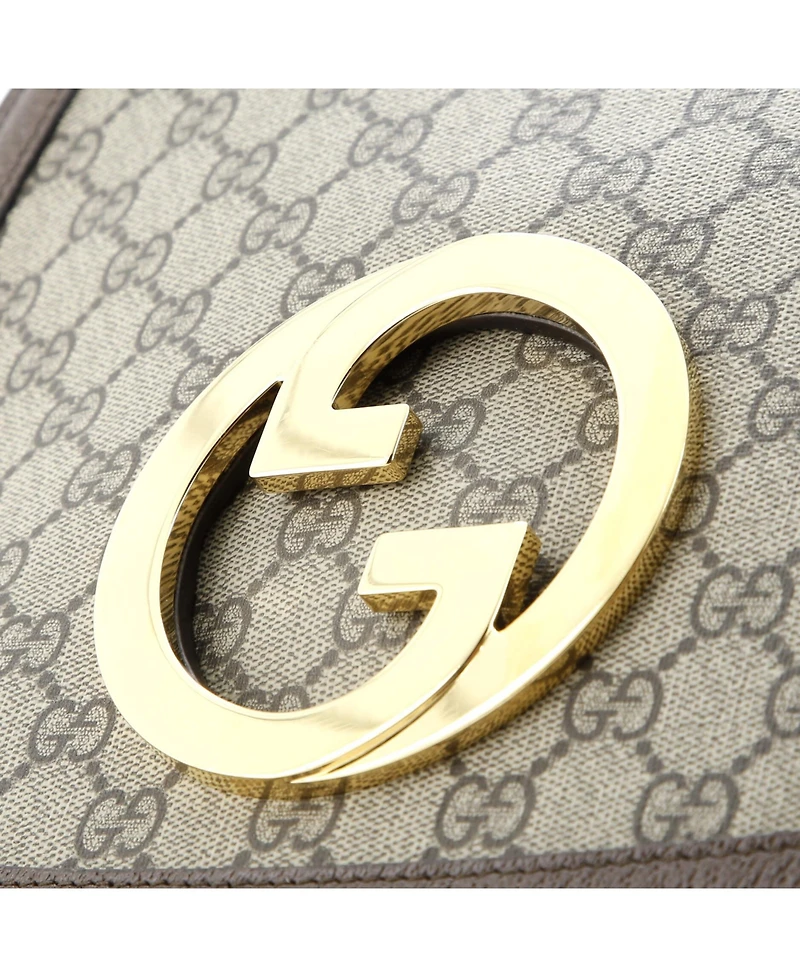 Pre-Owned Gucci Medium Blondie Nm Flap Shoulder Bag Leather