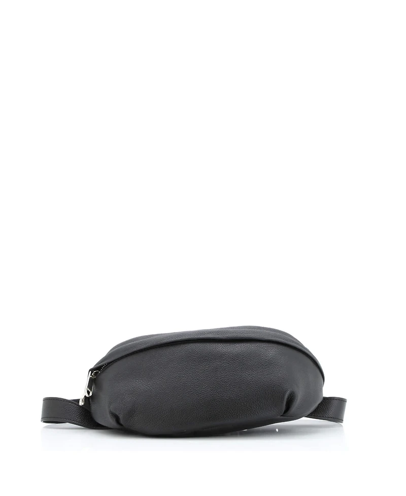 Pre-Owned Gucci Medium Belt Bag Leather with Gg Coated Canvas