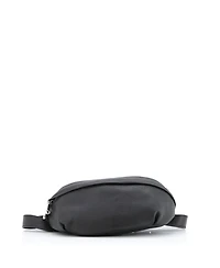 Pre-Owned Gucci Medium Belt Bag Leather with Gg Coated Canvas