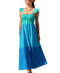 Cupshe Women's On a Journey Ombre Maxi Beach Dress